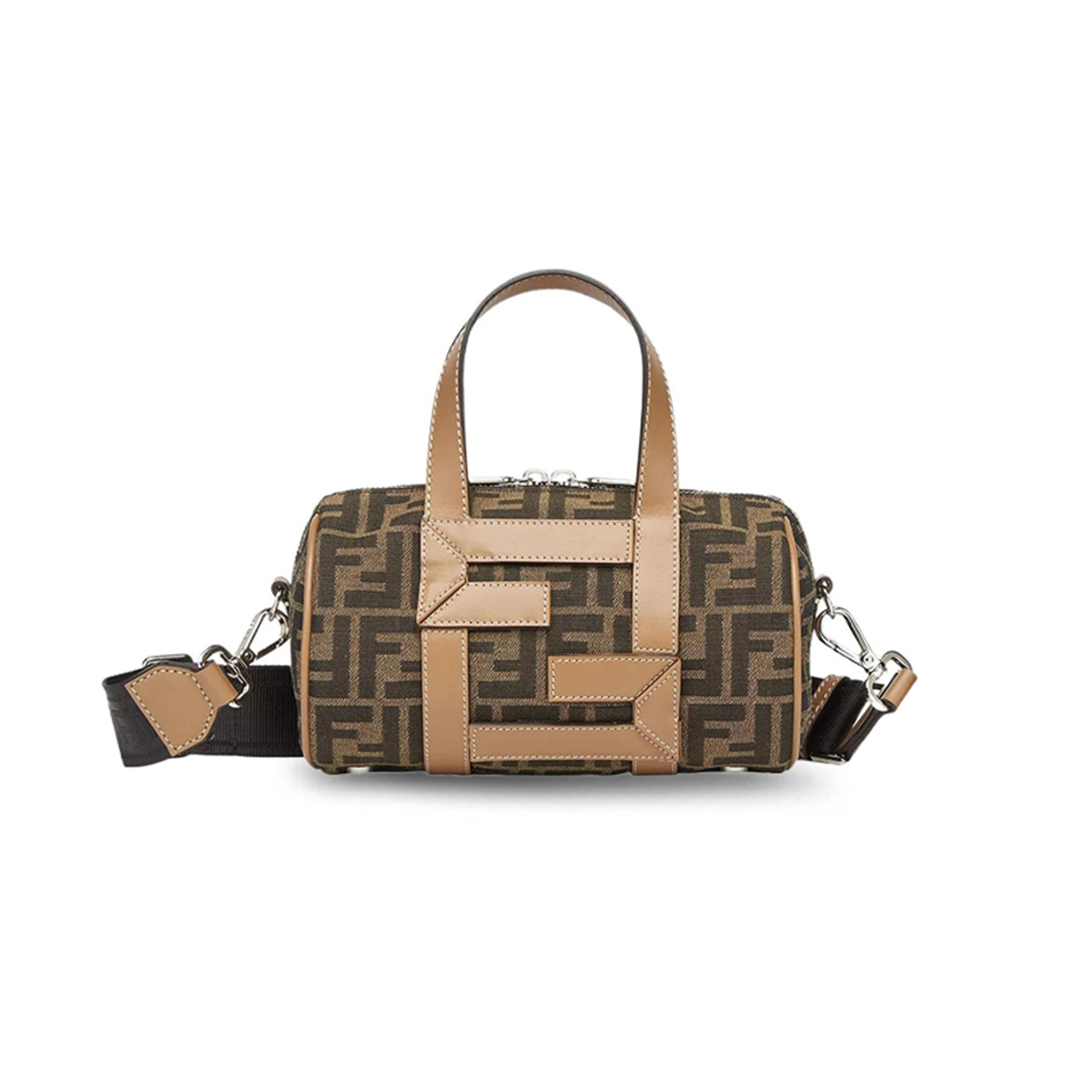 FENDI ZUCCA HANDBAG SHOULDER BAG 7VA570A9ZLF1HRM (21*12*12cm)